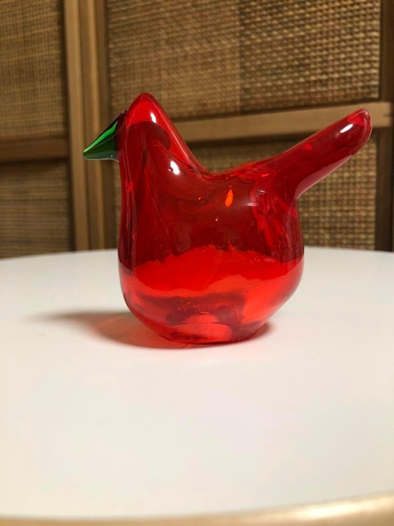 イッタラ イッタラ バード 脚付 シエッポ パウダーレッド iittala oiva